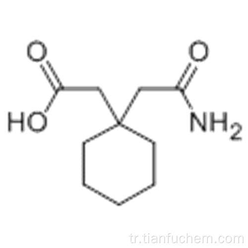 Sikloheksankasetik asit, 1- (2-amino-2-oksoetil) - CAS 99189-60-3